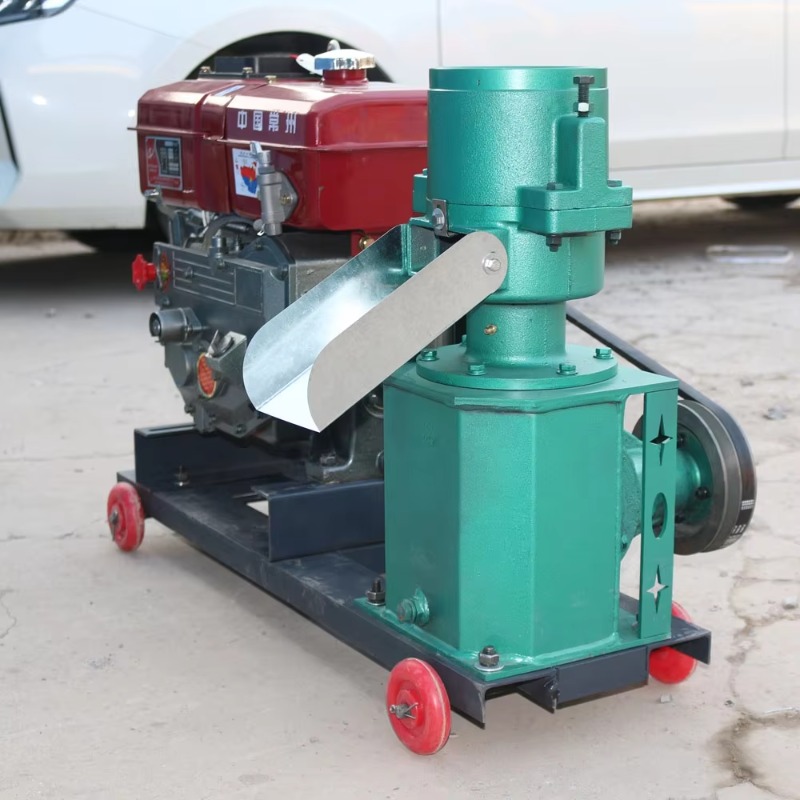 Wood Pellet Making Machine - 新型金属飼料ペレットマシン エンジン駆動ディーゼル電気穀物加工装置