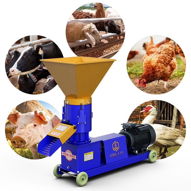 Wood Pellet Making Machine - 動物魚飼料木質ペレットミル加工家禽鶏その他農場製造プラント用機械