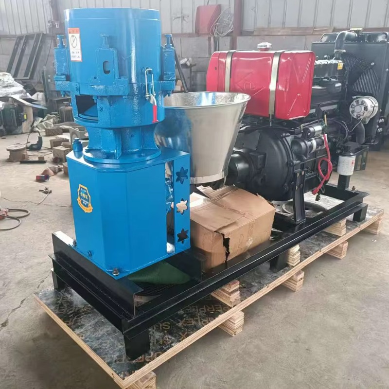 Wood Pellet Making Machine - 新型ミニ飼料ペレットマシン、ディーゼルエンジン搭載、200kg/hの生産能力、1年間保証-オンライン販売中