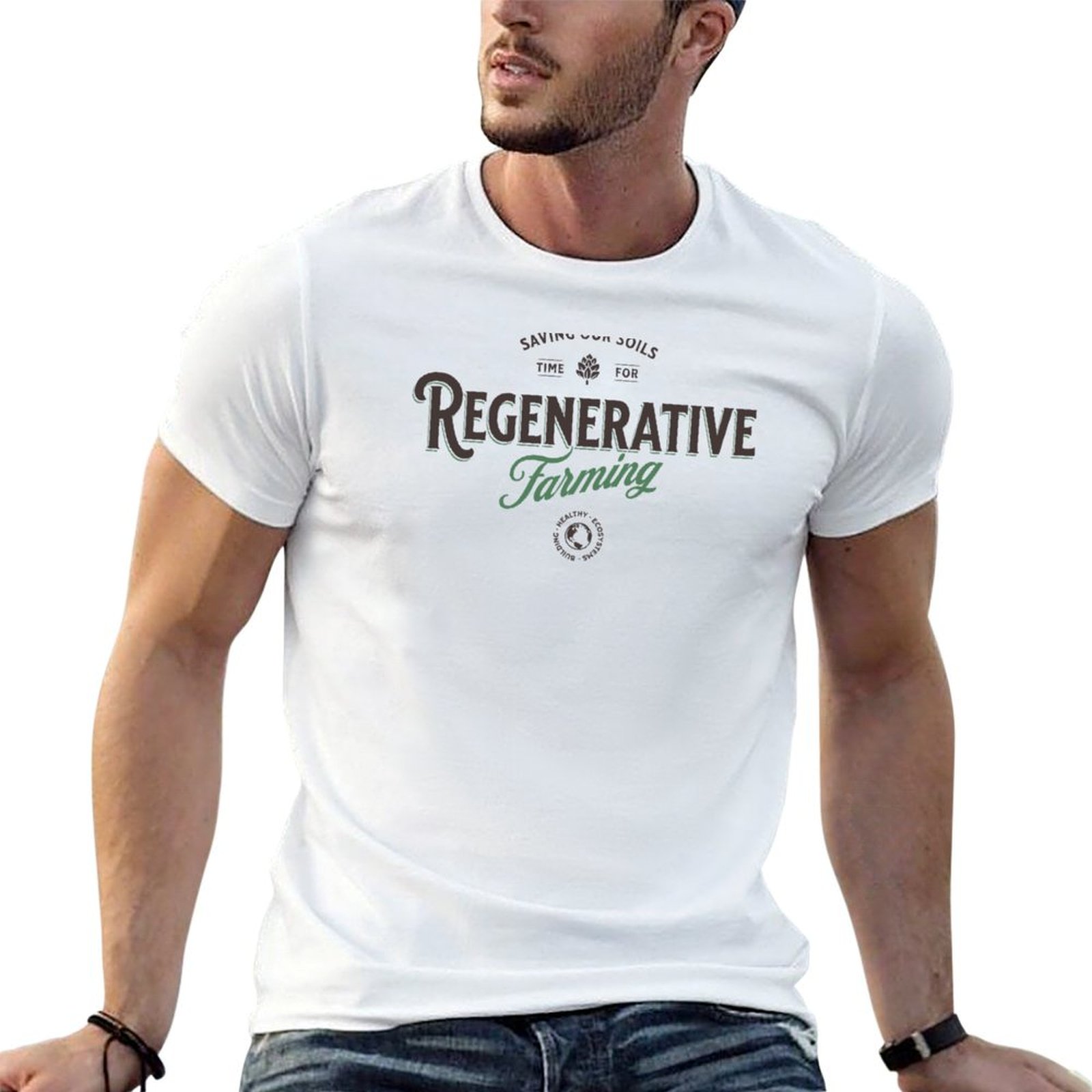 再生農業 再生農業用 Tシャツ プラスサイズ オールマッチ  - Regenerative Farming Agriculture のレビューと価格