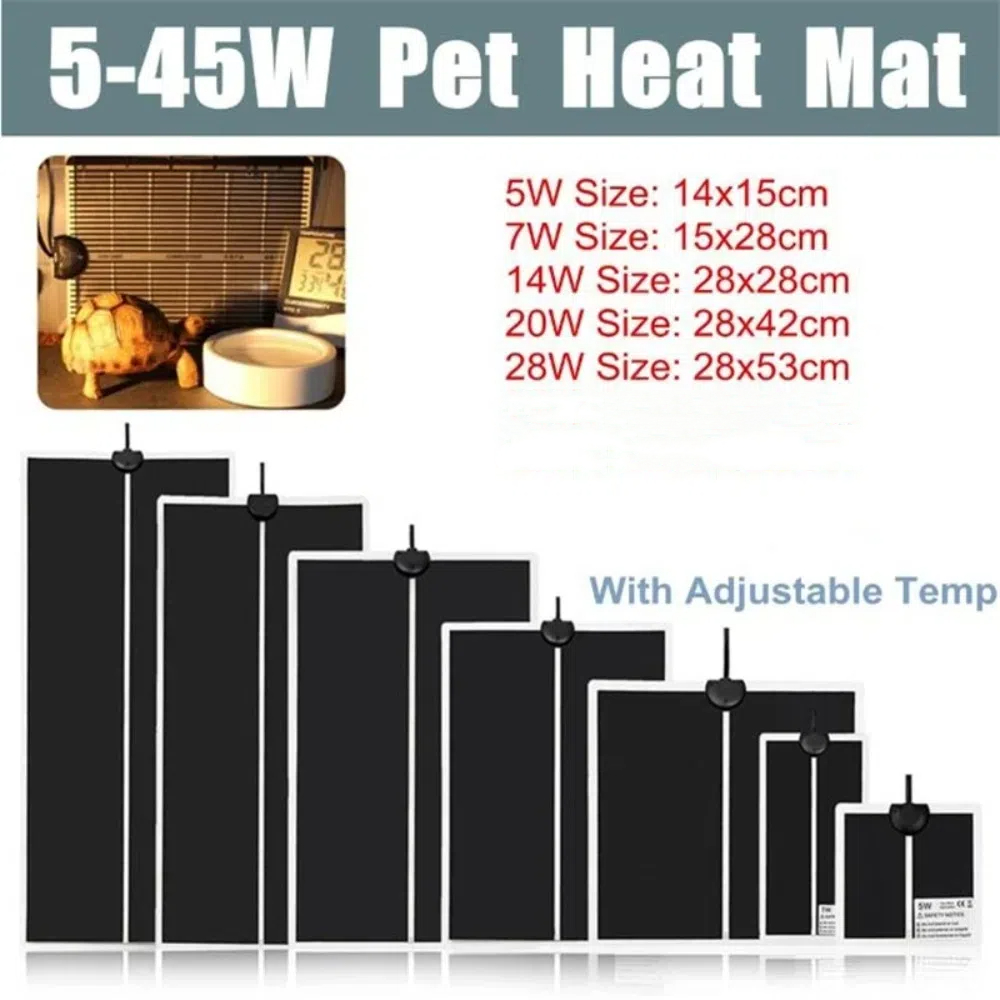5～28W 苗床ヒートマット 防寒 220V～240V 発芽 - Seedling Heat Mat のレビューと価格