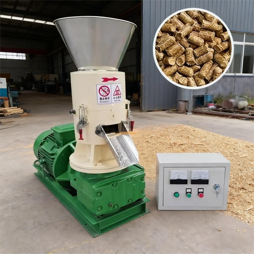 高品質フラットダイ木質ペレットミルバイオマスおがくずペレット - Wood Pellet Making Machine のレビューと価格