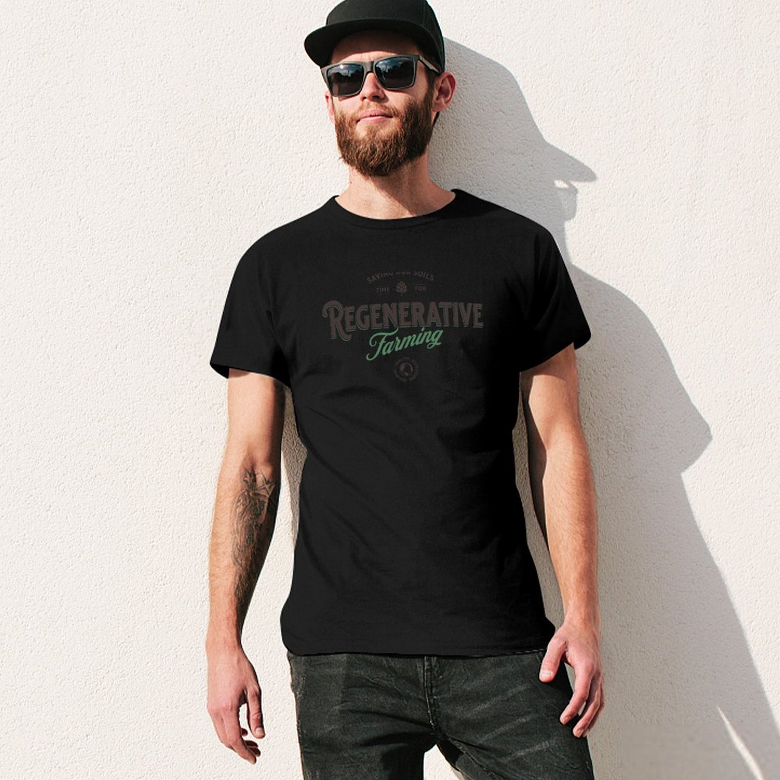 再生可能農業 リジェネレーティブ・ファーミング Tシャツ プ - Regenerative Farming Agriculture のレビューと価格